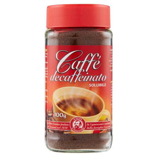 Caffè solubile decaffeinato 100g Crastan