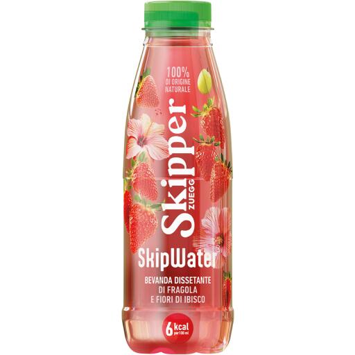 SkipWater 500ml Fragola&Fiori di Ibisco Skipper Zuegg