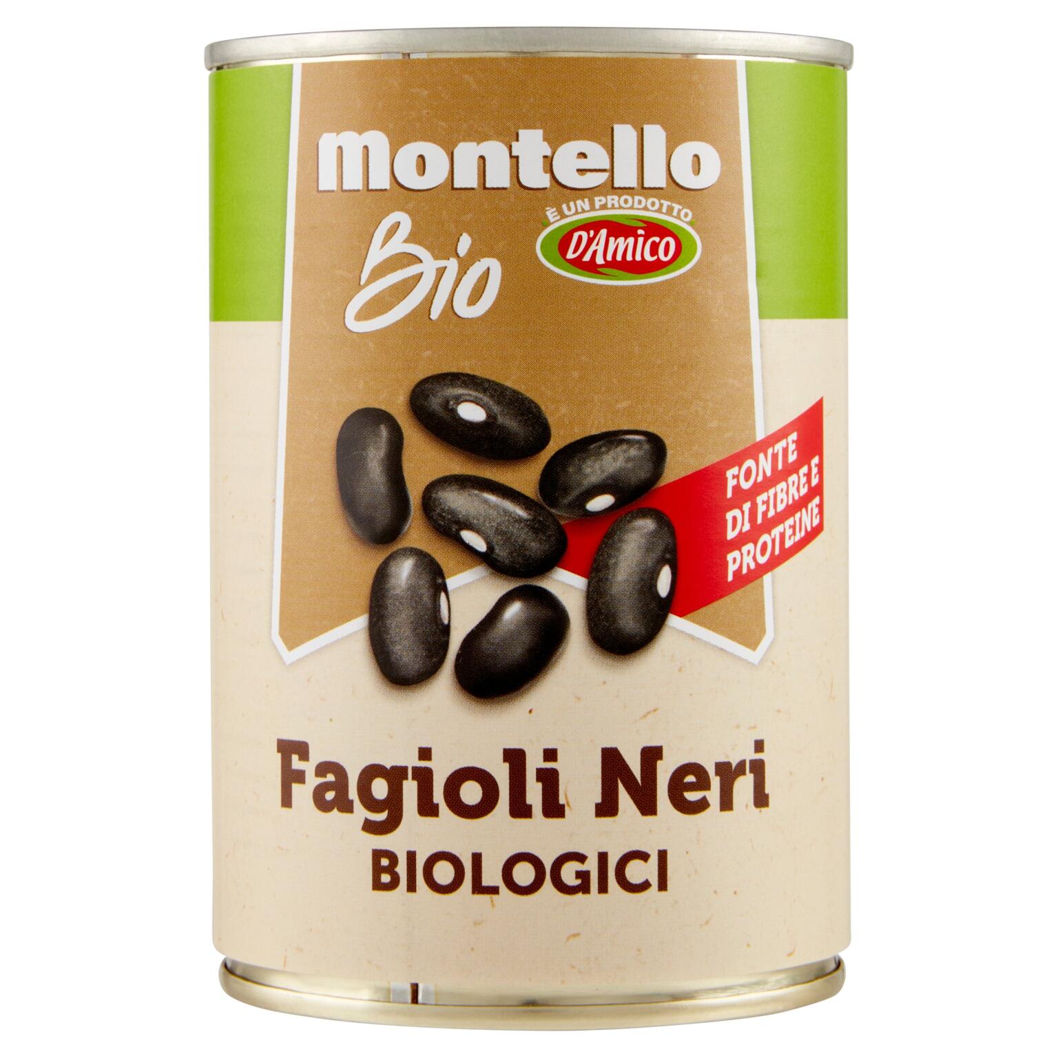 Fagioli Bio lessati al naturale 400g Montello D'Amico