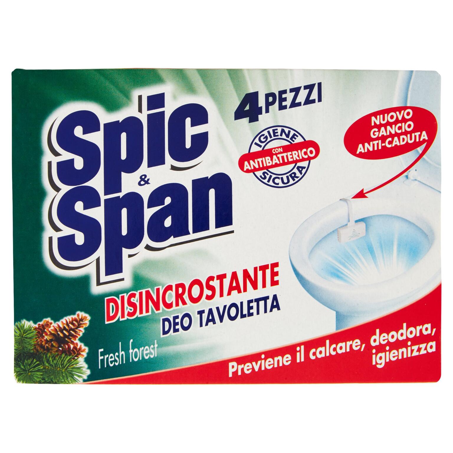 Disincrostante Wc 4 pezzi Spic&Span