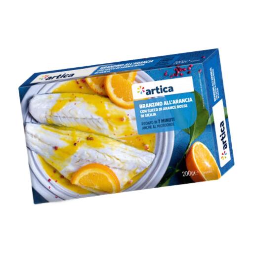 Filetto di branzino all'arancia 200g Artica