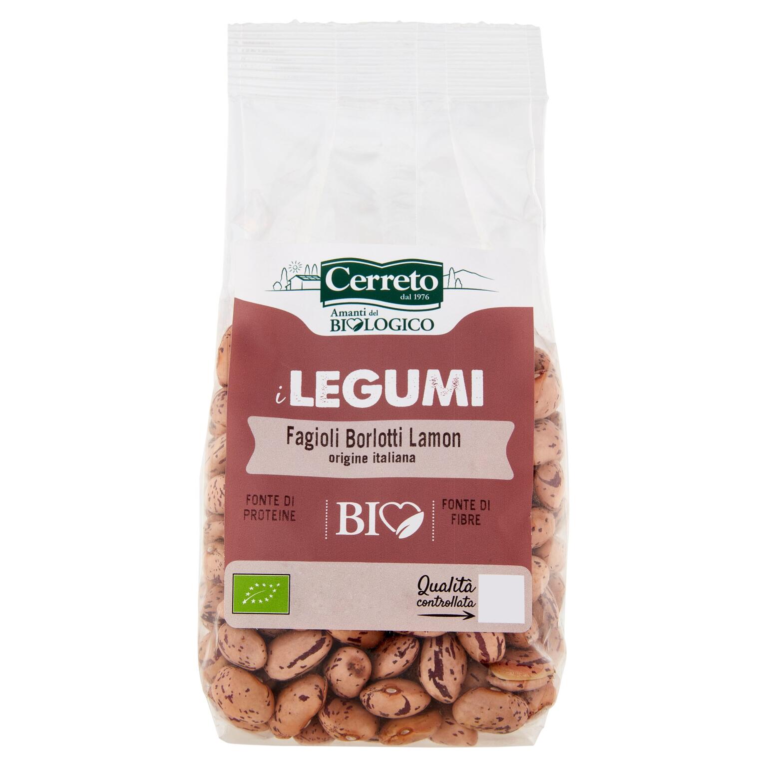 Bio Fagioli Borlotti Lamon 250g Cerreto