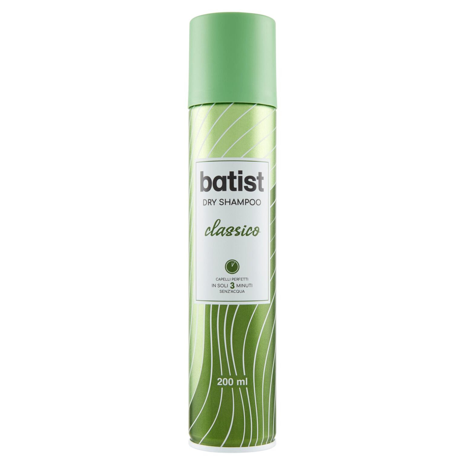 Shampoo dry senza acqua 200ml Batist