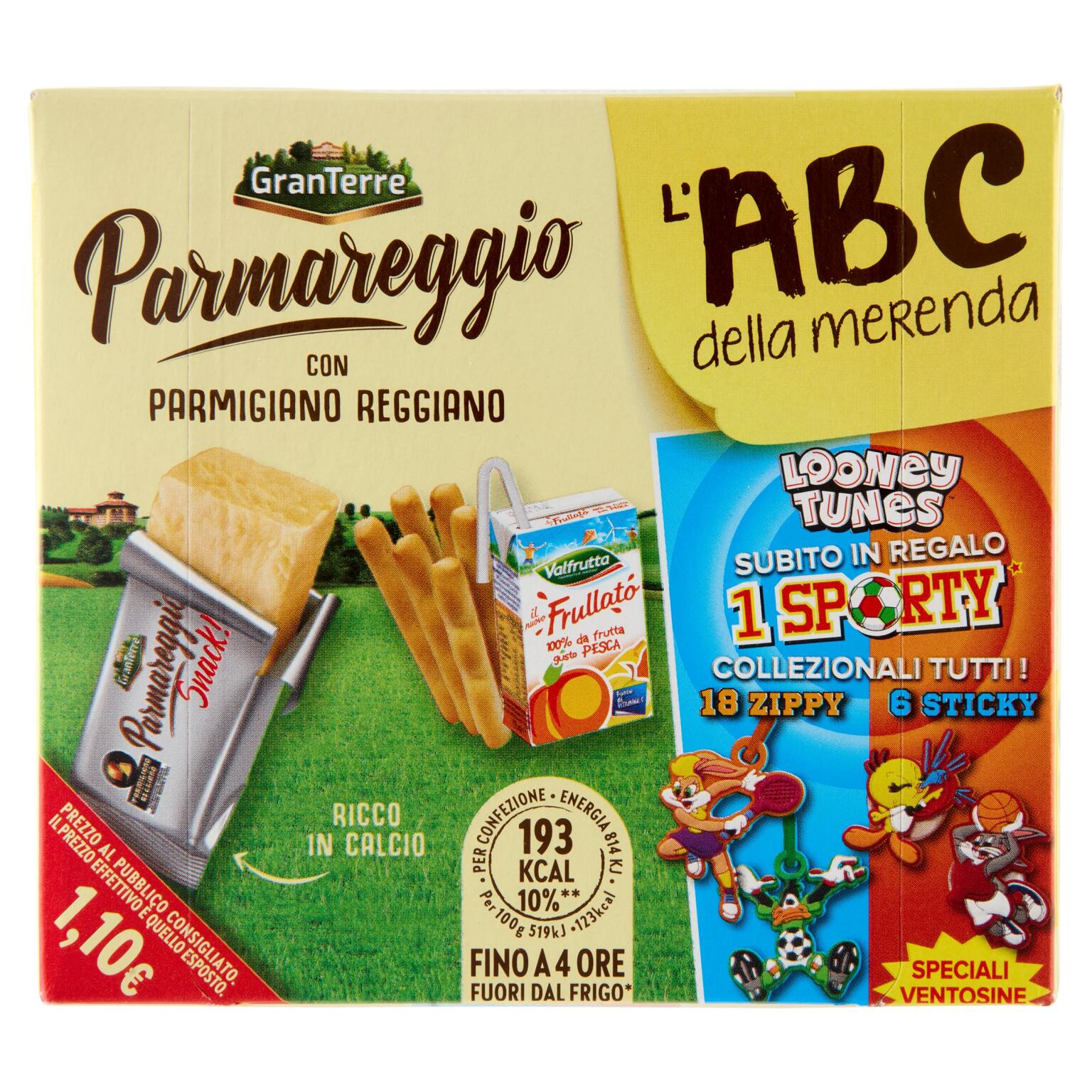 ABC della Merenda Parmareggio Snack DOP