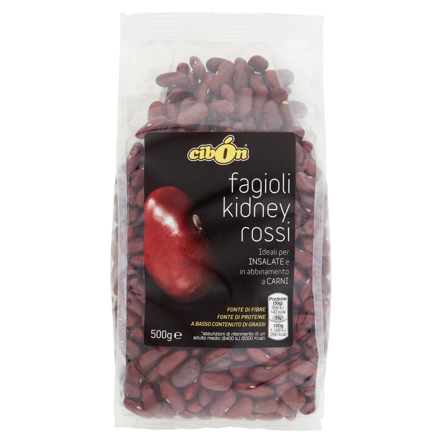 Fagioli kidney rossi 500g Cibon
