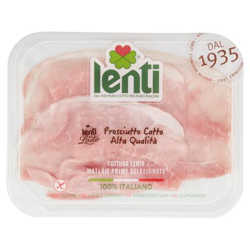 Prosciutto cotto alta qualità italiano 120g Lenti&Lode