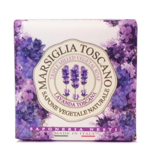 Sapone Marsiglia Toscano vegetale naturale Lavanda Toscana 200g Nesti Dante