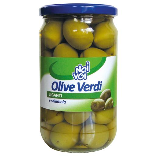 Olive verdi giganti 565g Noi&Voi
