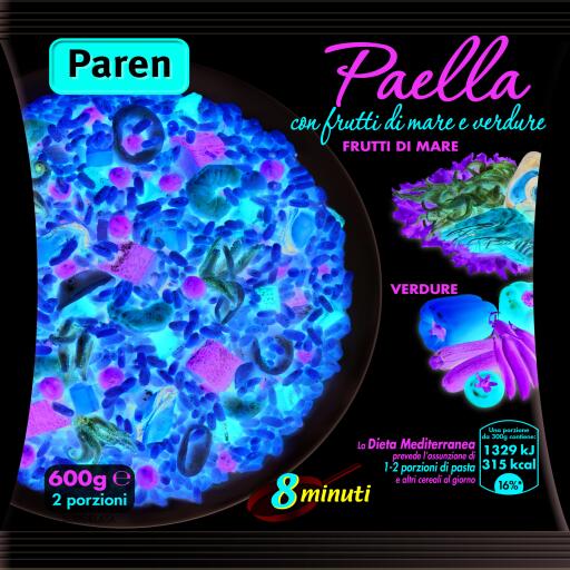 Paella con frutti di mare e verdure 600g Paren
