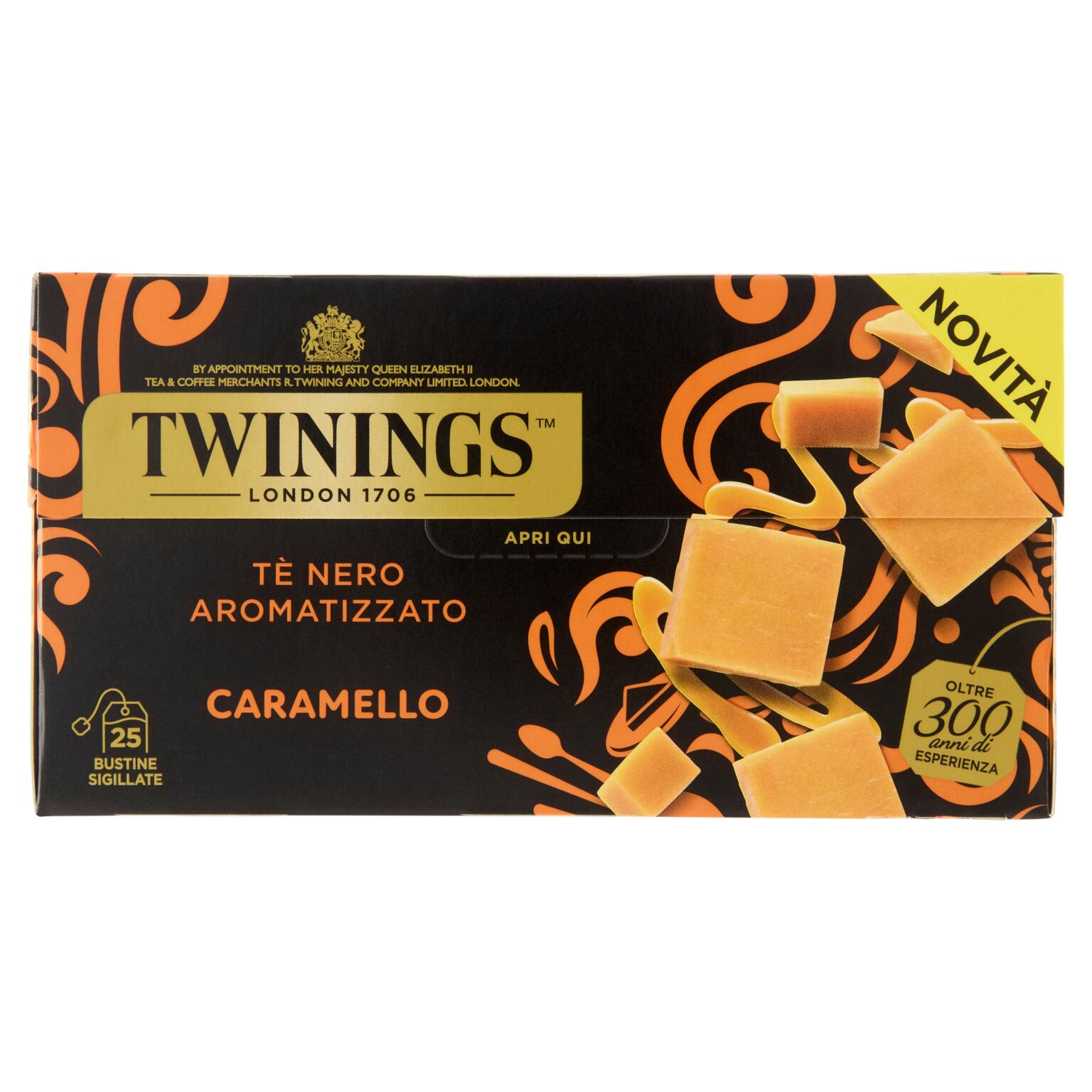Tè Nero Aromatizzato Caramello 25ff 50g Twinings
