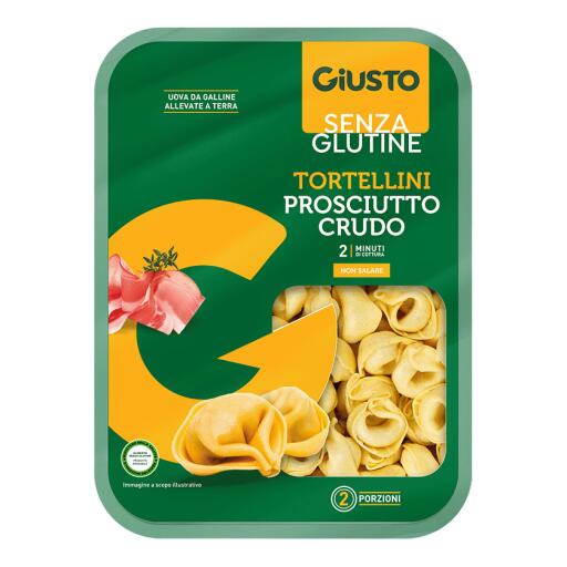 Tortellini Prosciutto crudo da 250g Giusto senza glutine