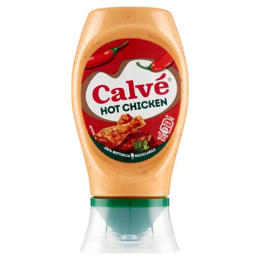 Salsa hot chicken top down 250ml Calvè