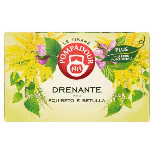 Tisana Drenante Plus con Equiseto e Betulla 18bustine Pompadour