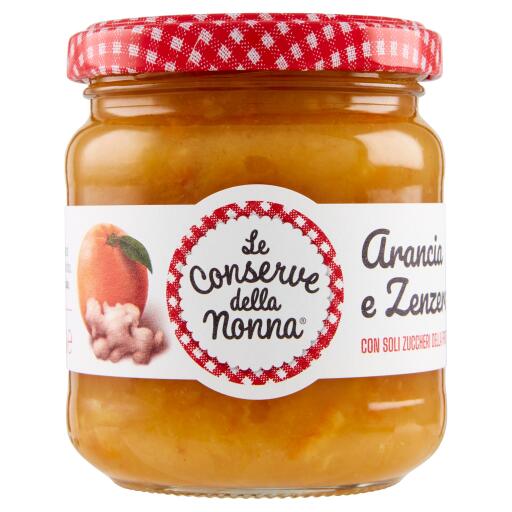 Composta di Arancia e Zenzero senza zuccheri aggiunti 210g Le Conserve della Nonna