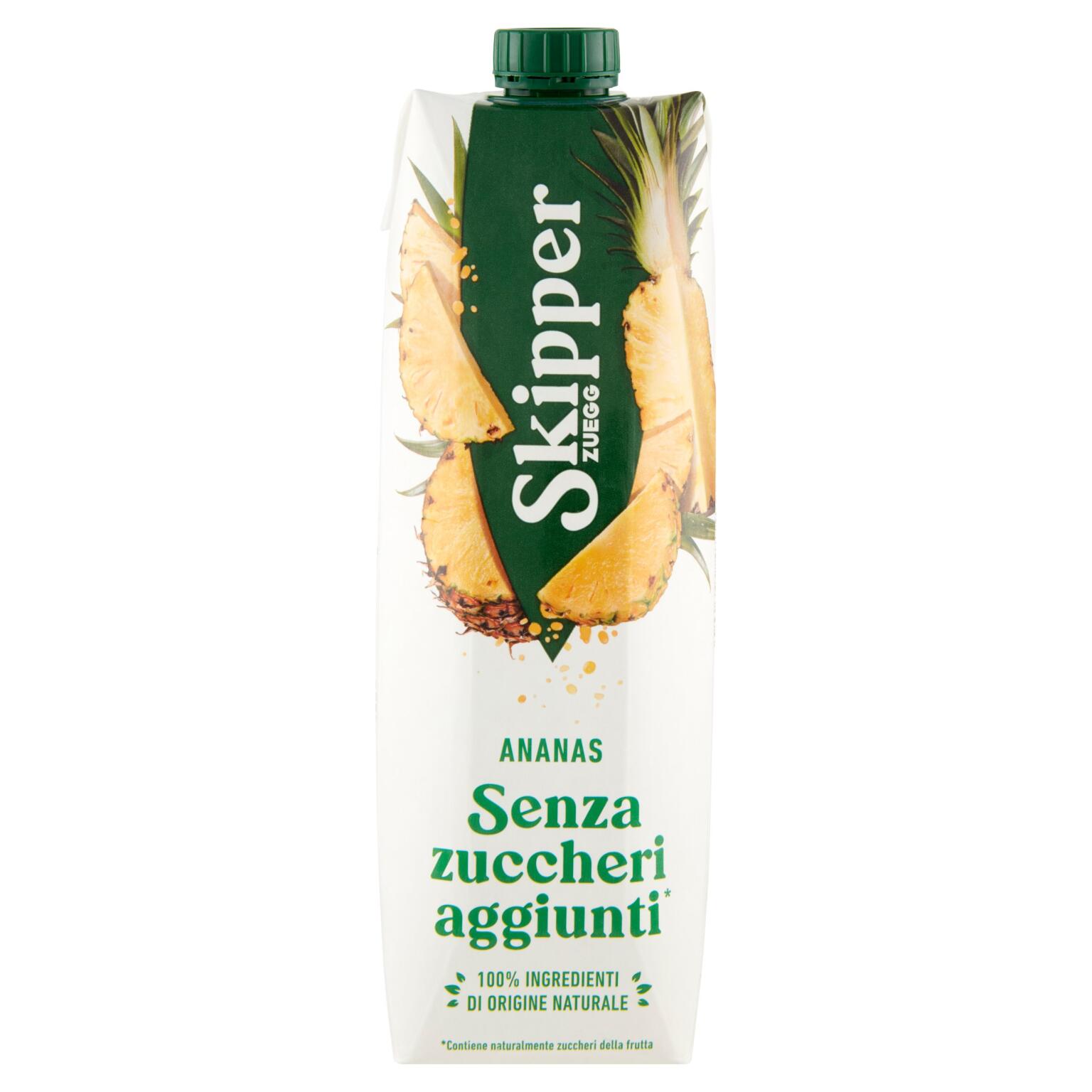 Succo ananas senza zucchero 1L Skipper Zuegg