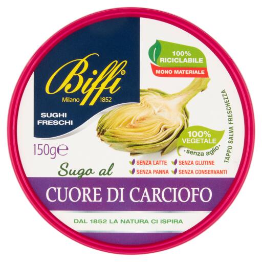 Sugo fresco vegetale ai carciofi 150g Biffi
