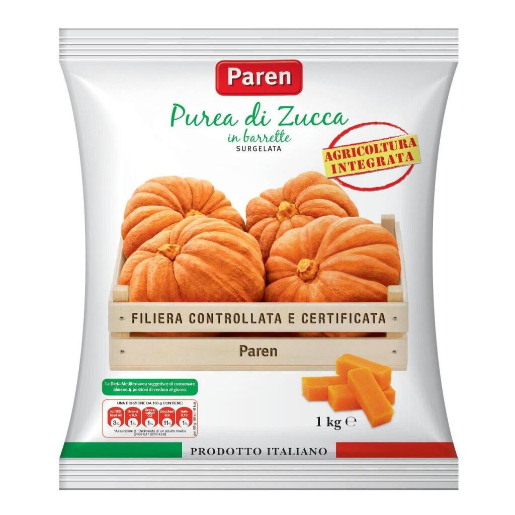 Purea di zucca da 1kg Paren