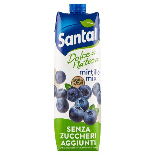 Succo Senza Zuccheri Aggiunti Mirtillo 1l Santal