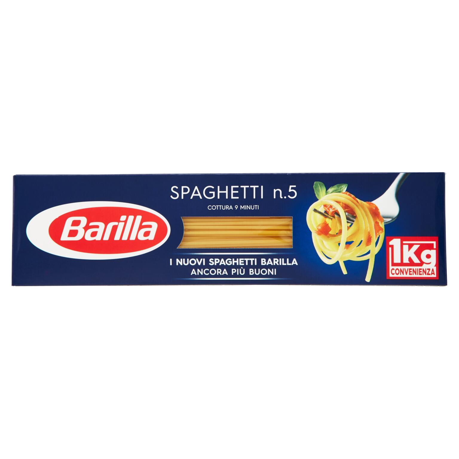 Spaghetti pasta di semola di grano duro 1Kg n°5 Barilla