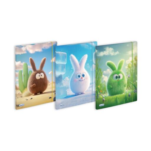 Cartellina 3l con elastico Fuffy 24,5x33