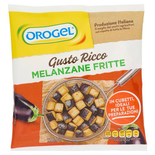 Melanzane fritte a cubetti 250g Orogel