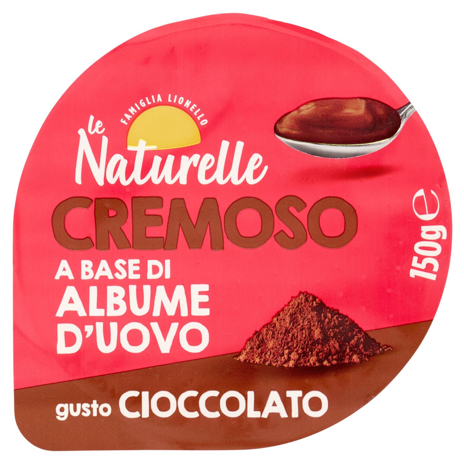 Dessert Cremoso a base di albume d'uovo gusto cioccolato da 150g