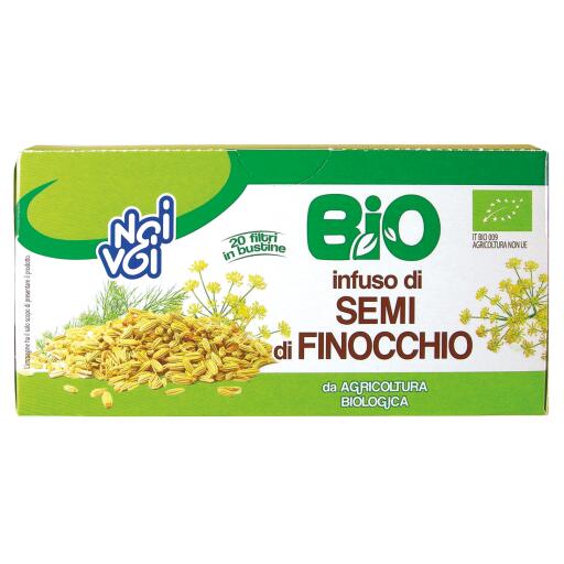 Bio Infuso semi di finocchio 20 filtri Noi&Voi