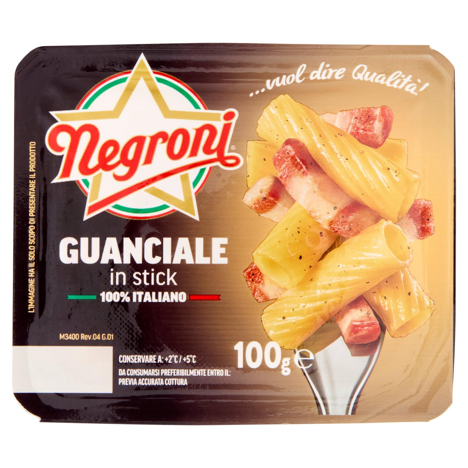 Stick di Guanciale 100g Negroni