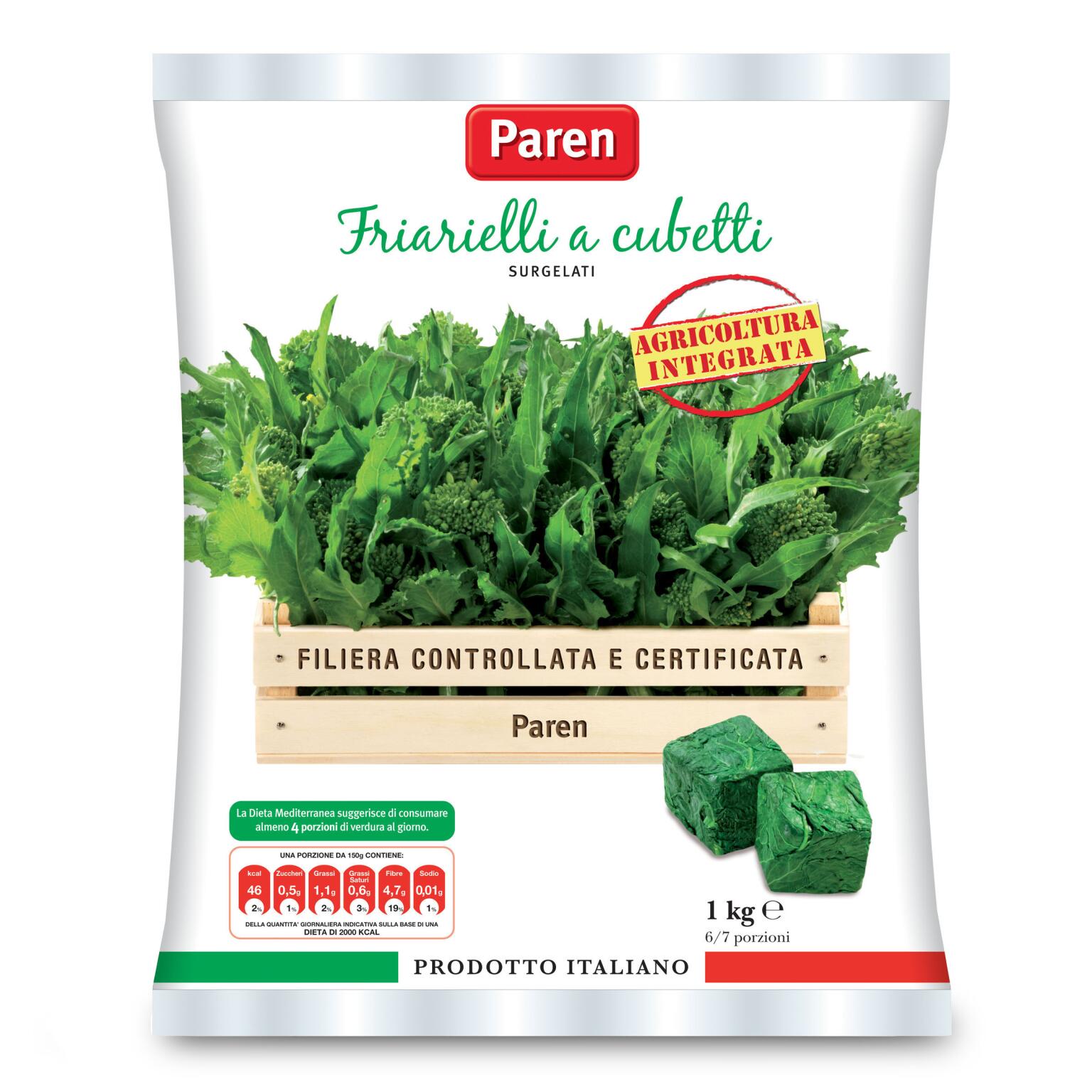 Friarielli a cubetti 1Kg Paren