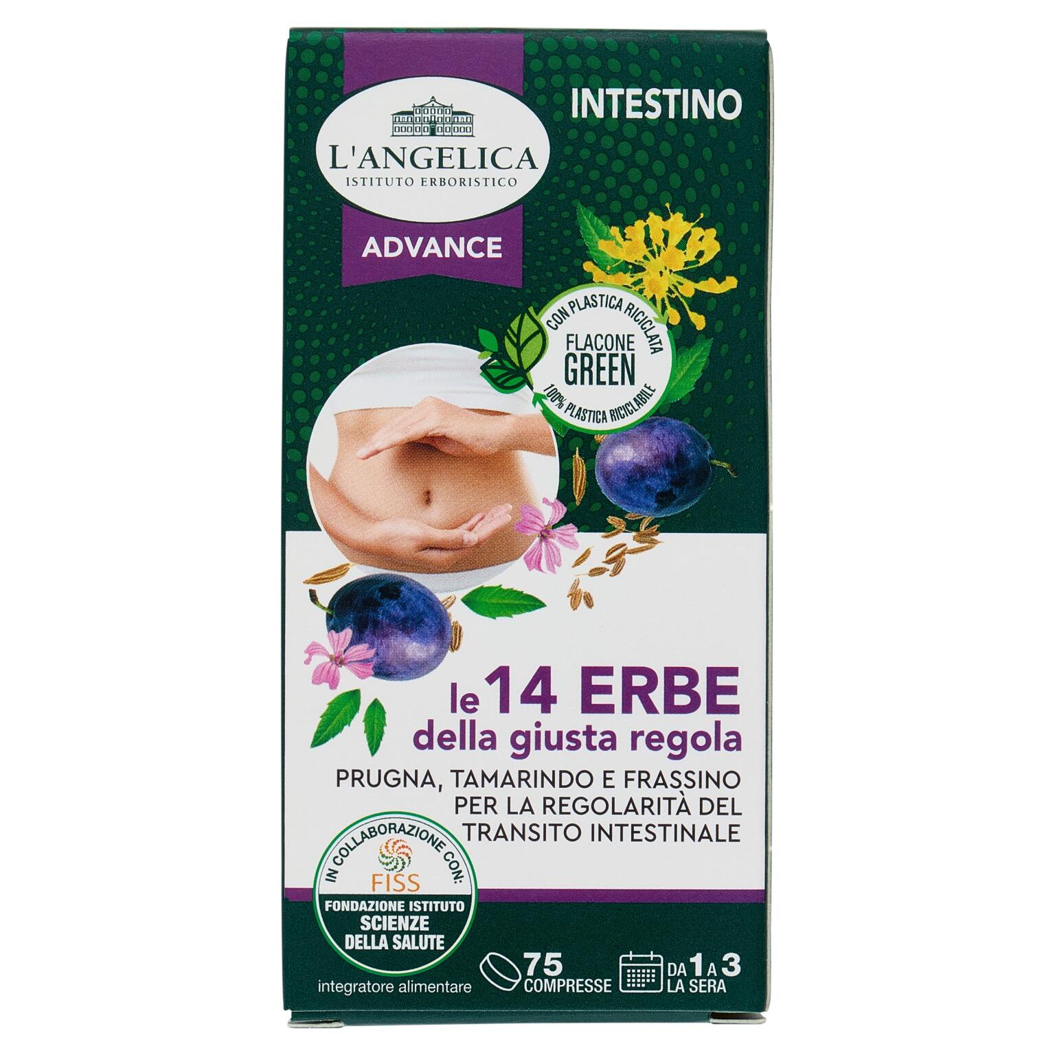 Erbe giusta regola 14 erbe 75 compresse l'Angelica