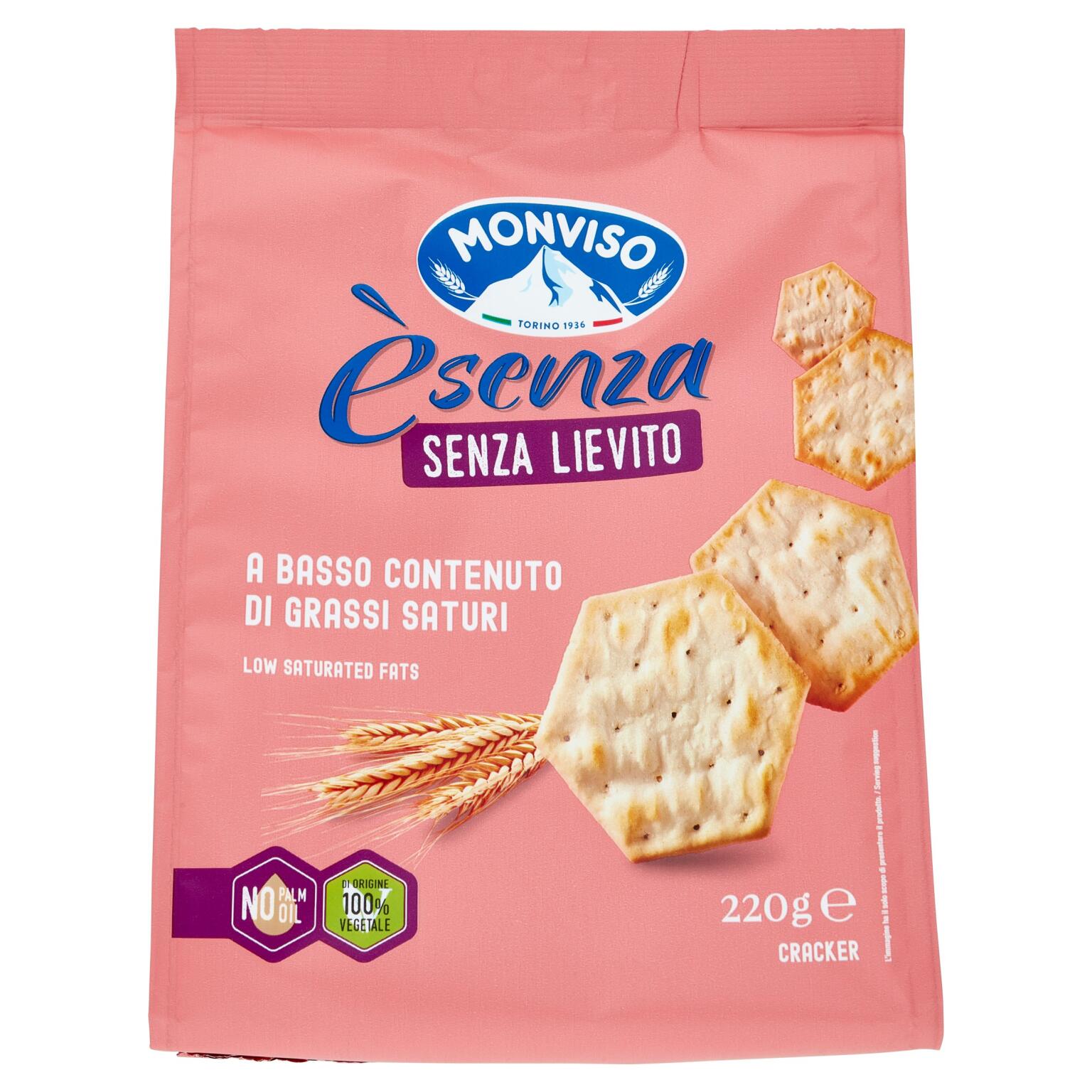Crackers mini all'acqua 220g Monviso