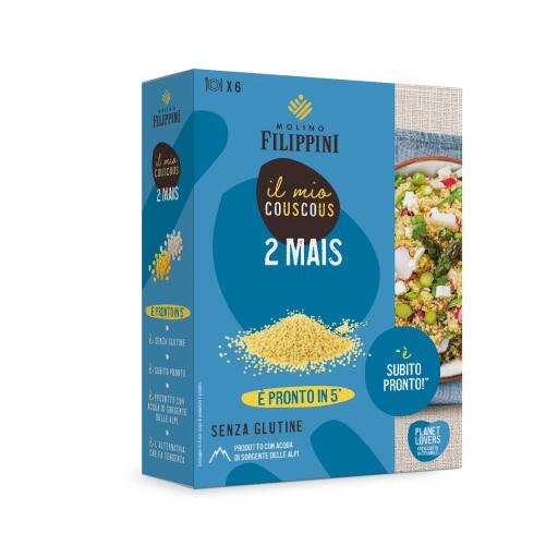 Cous Cous Due Mais (mais bianco e giallo)375g Molino Filippini