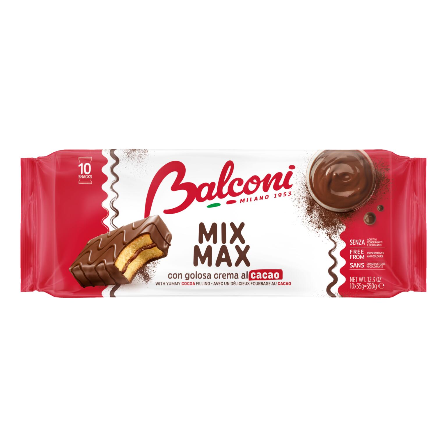 Mix Max conf. 10 pezzi 350g Balconi