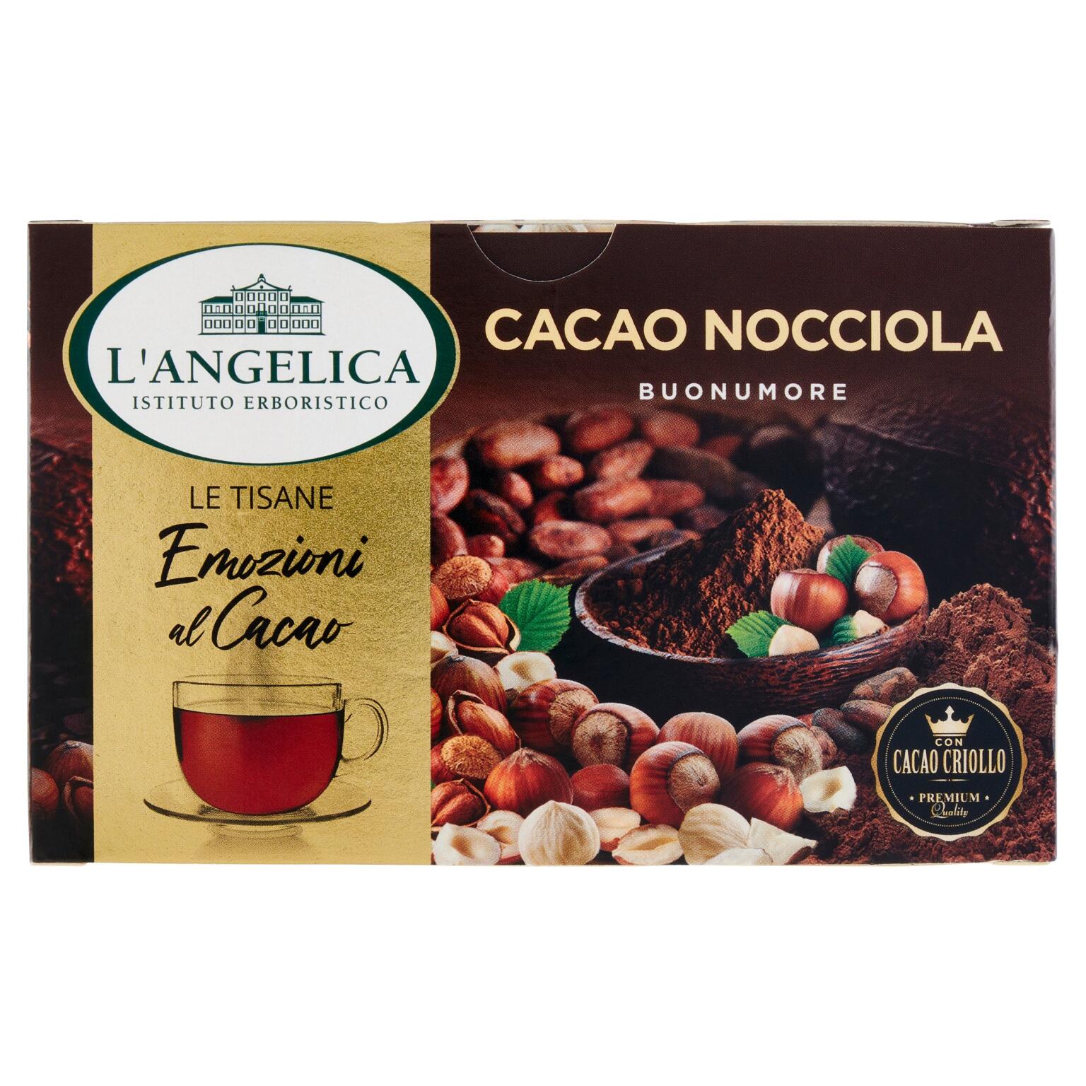 Tisana cacao e nocciola senza farina 15filtri L'angelica
