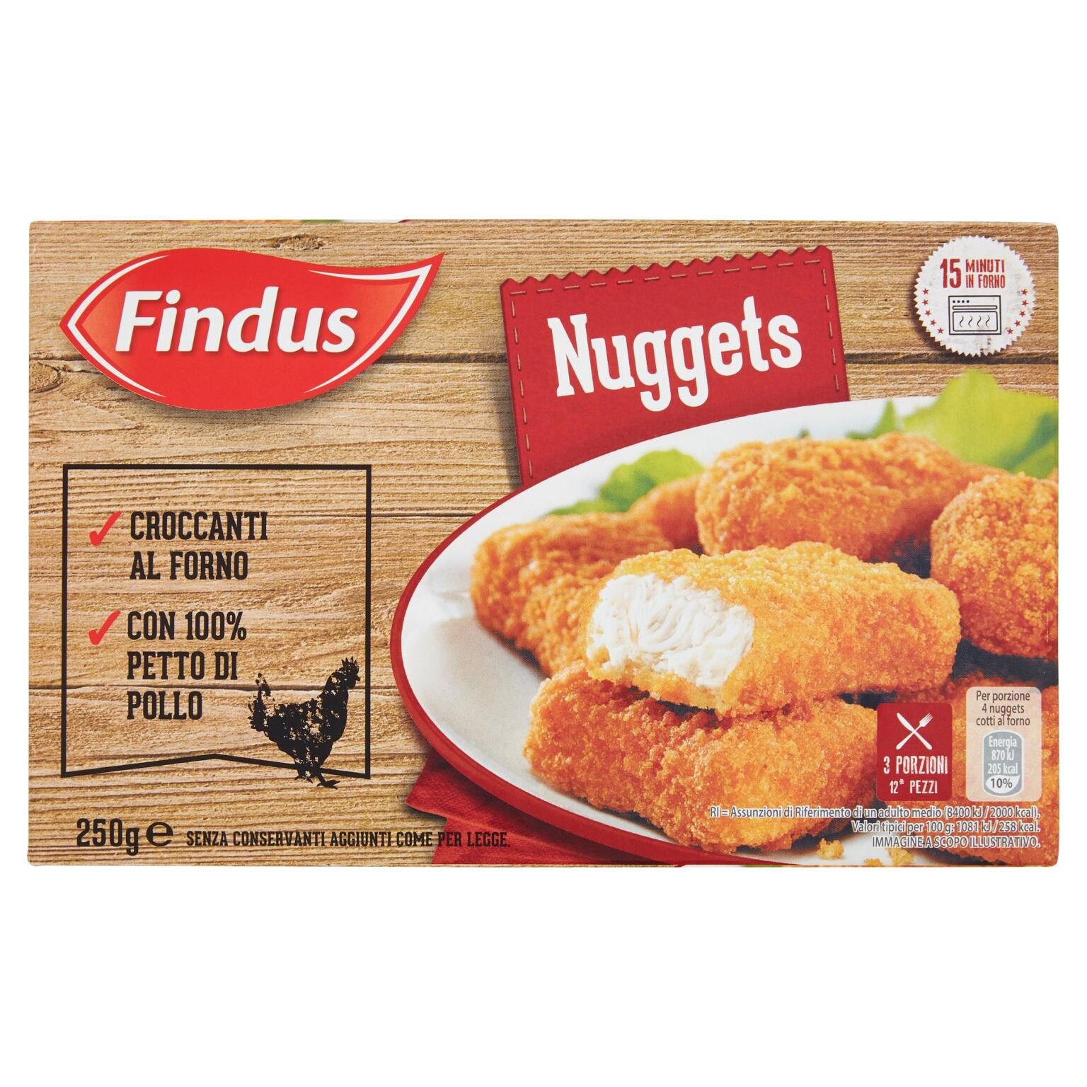 Chicken Nuggets 250g Findus