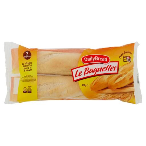 Baguette x2 precotte 300g Daily bread