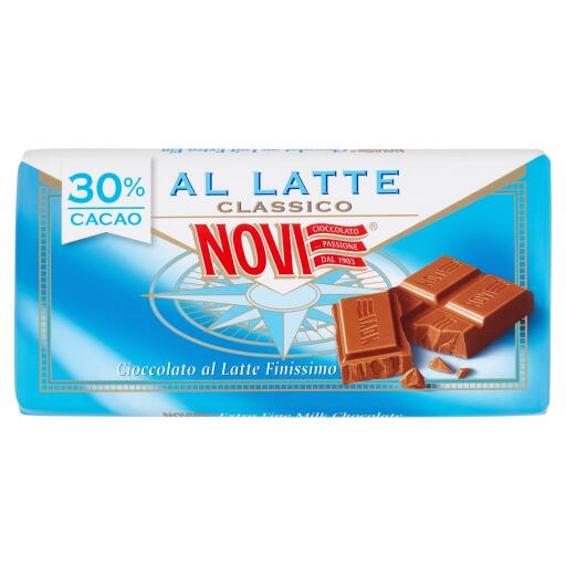 Cioccolato al latte 100g Novi