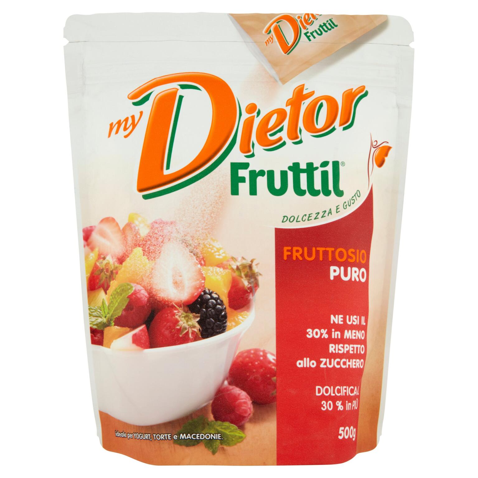 Fruttosio puro 500g Fruttil
