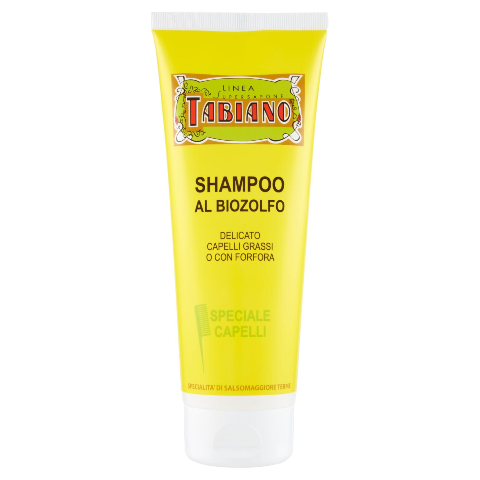 Shampoo al biozolfo 250ml Linea Supersapone Tabiano