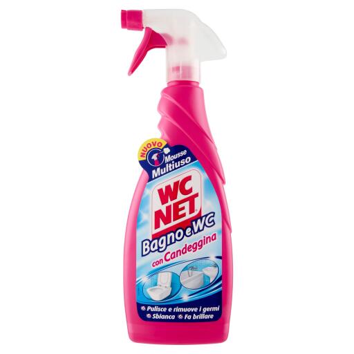 Wc net mousse con candeggina 600ml