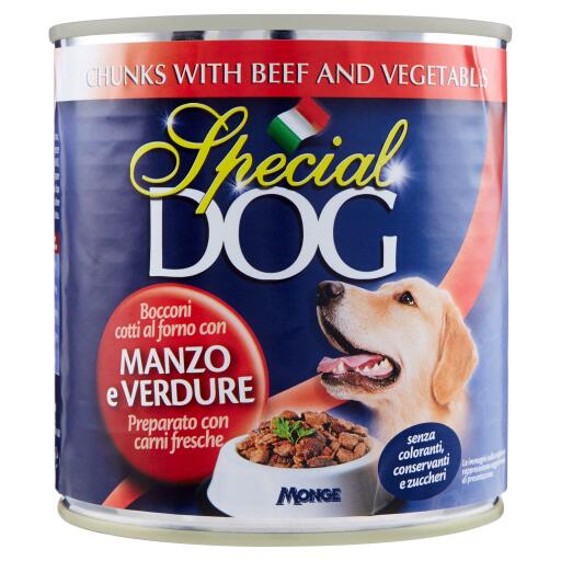 Special dog bocconi manzo e verdure 720g