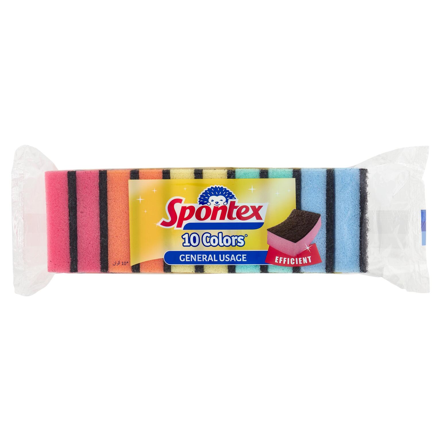 Spugna Abrasiva 10 Colors Spontex