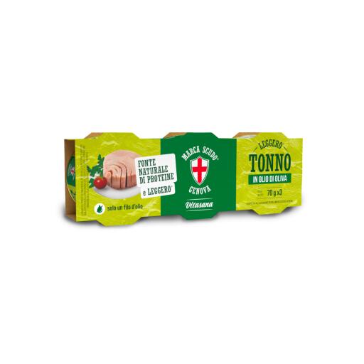 Tonno Scudo in olio di oliva 3x70g