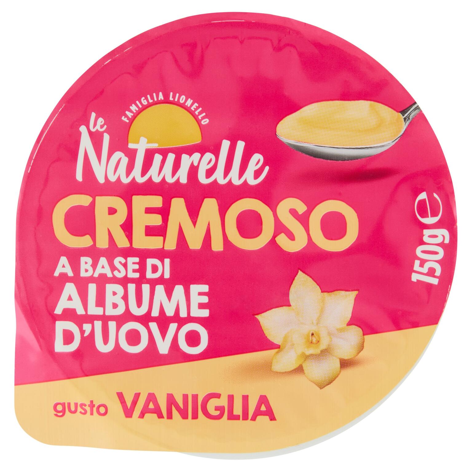 Dessert a base di albume d'uovo gusto Vaniglia da 150g