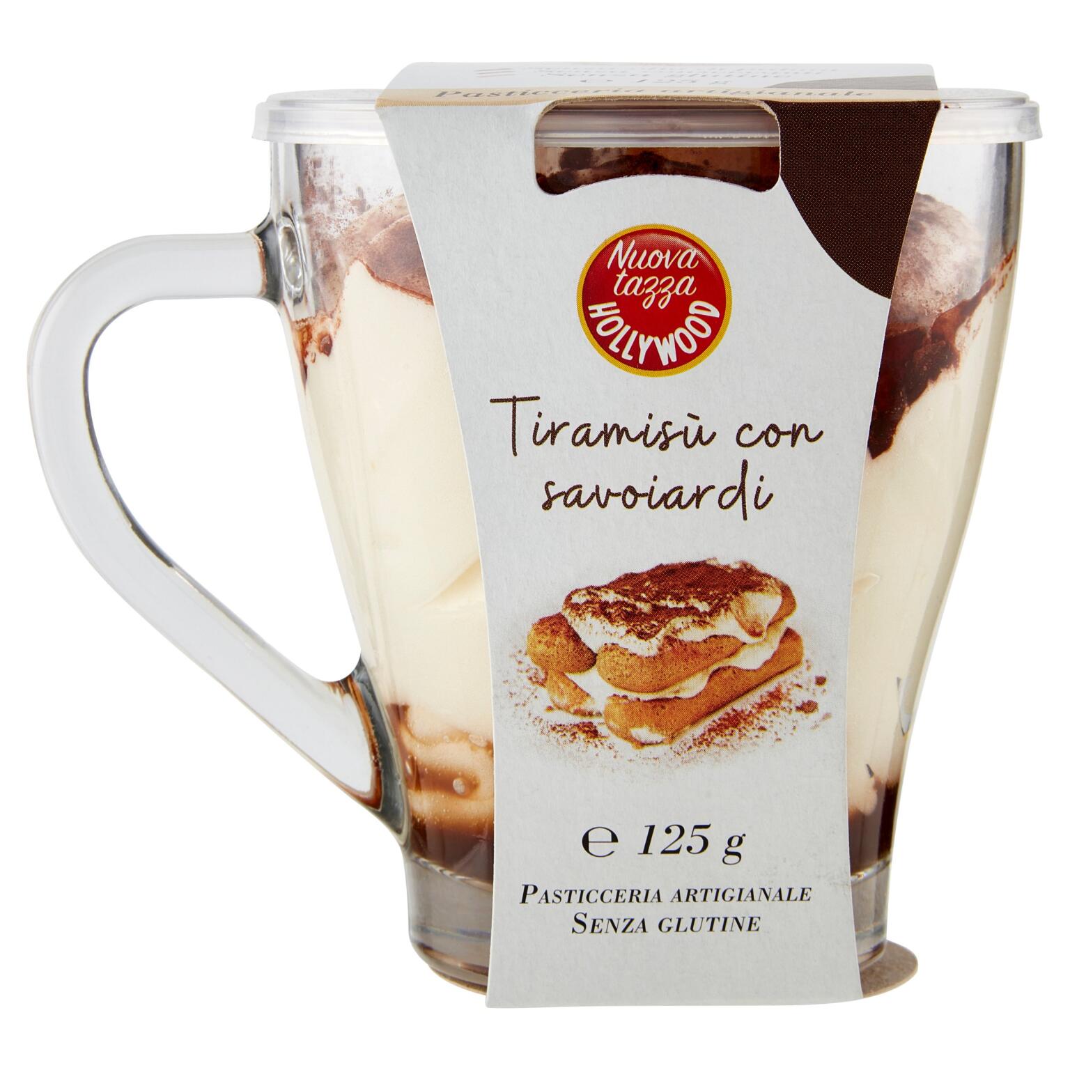 Dessert tiramisù con savoiardo in tazza 125g senzaglutine