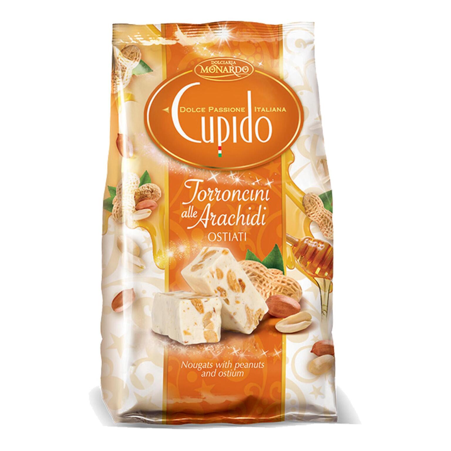 Torroncini Ostiati alle Arachidi 100g Dolciaria Monardo