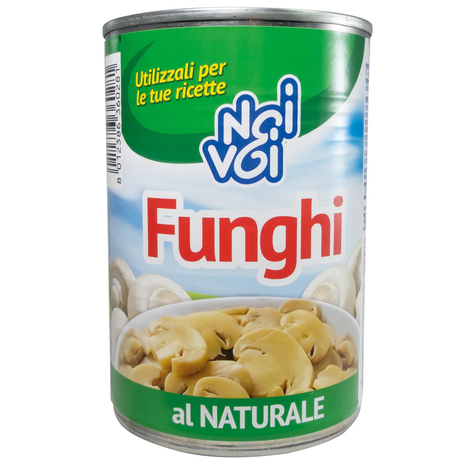 Funghi al naturale 230g