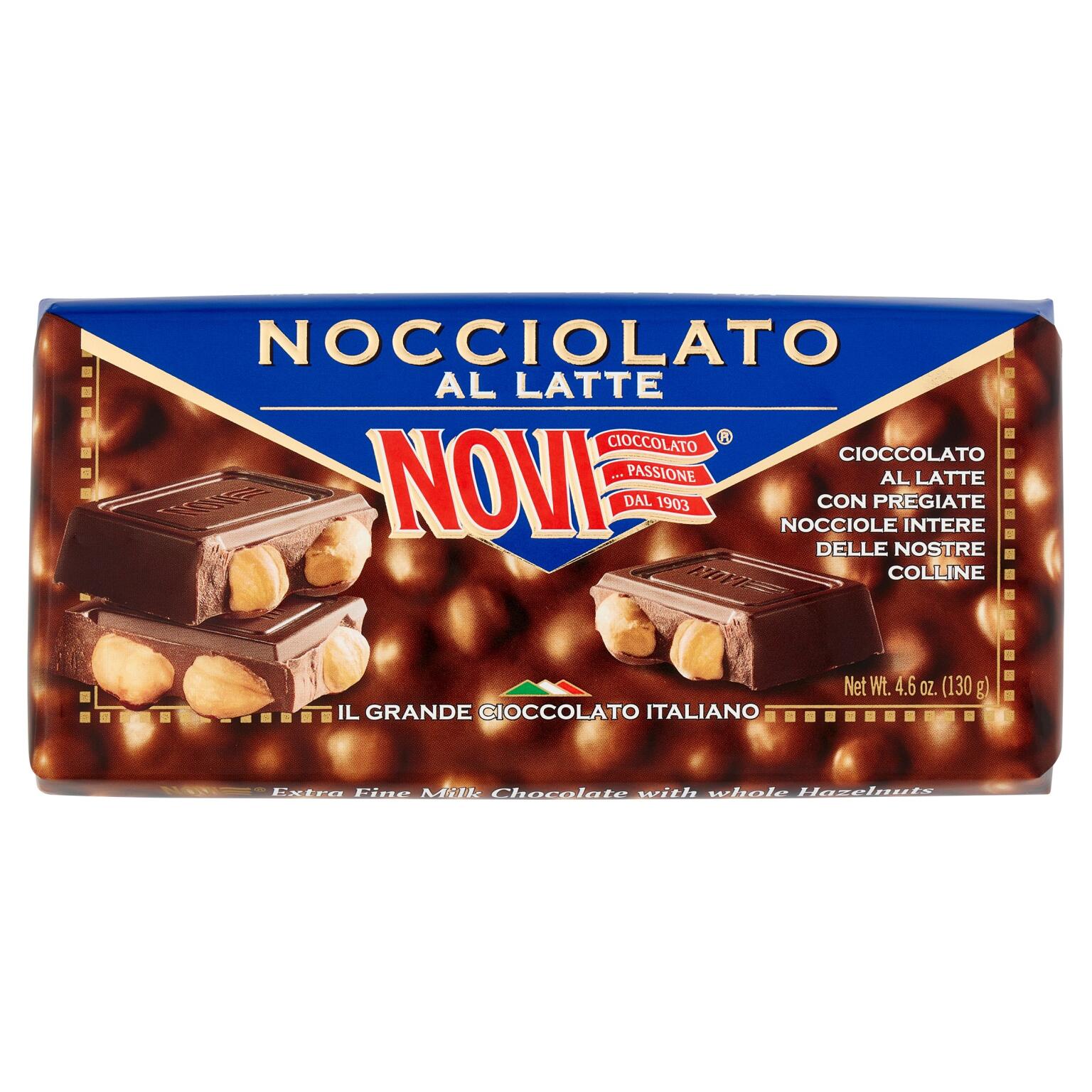 Nocciolato 130g latte Novi