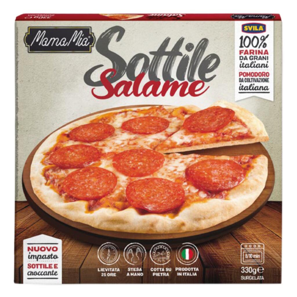 Pizza Sottile al Salame 330g Mama Mia