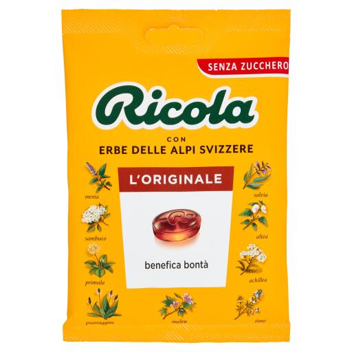 Caramelle alle erbe balsamiche in busta senza zucchero 70g Ricola